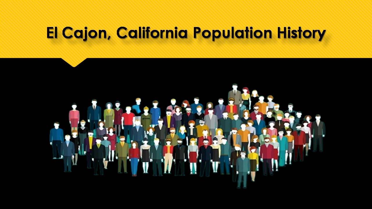 El Cajon, California Population History