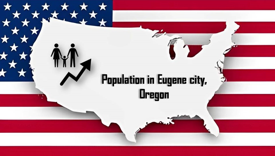 Population in Eugene city, Oregon