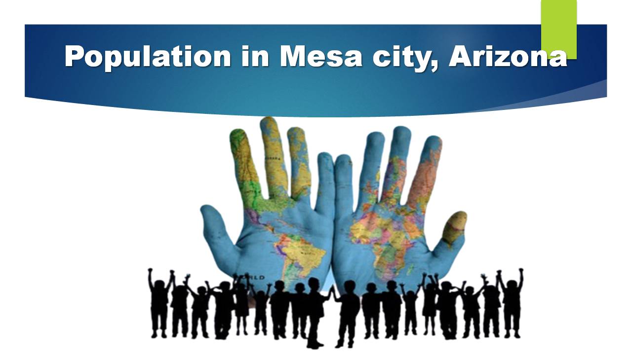 Population in Mesa city, Arizona