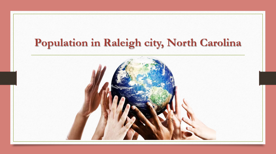 Population in Raleigh city, North Carolina