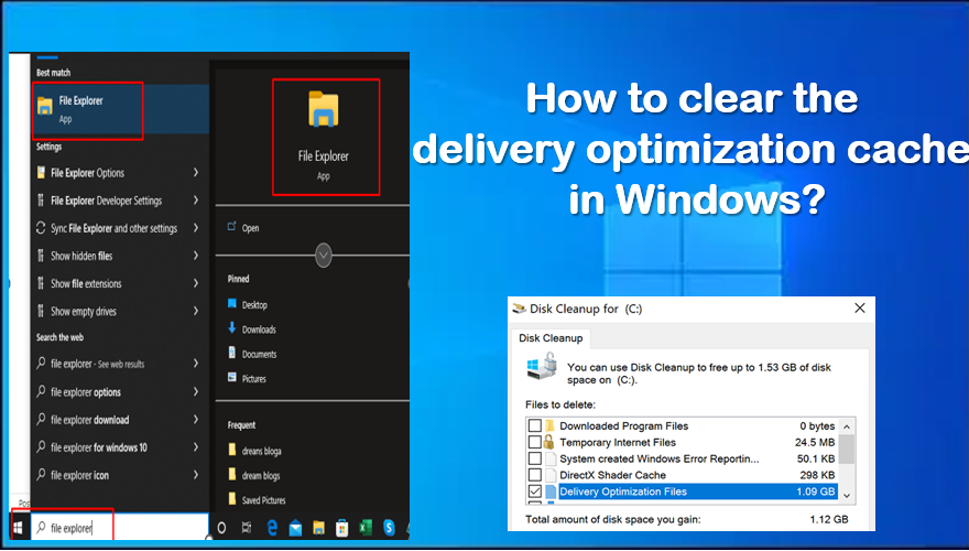 how to clear the delivery optimization cache in windows
