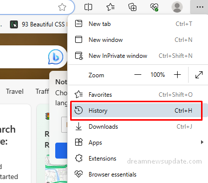 Click-on-the-history-option