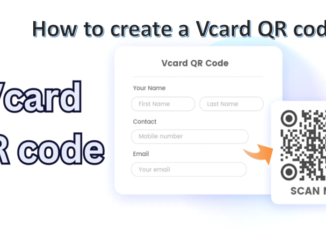 How to create a Vcard QR code